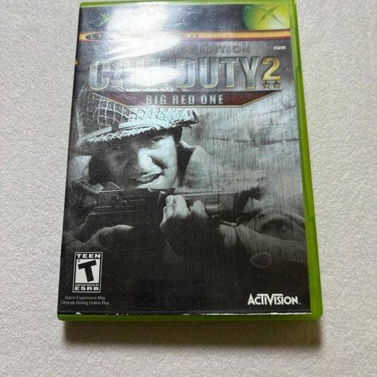 Call of Duty 2 Big Red One Collectors Edition Original Xbox CIB Tested