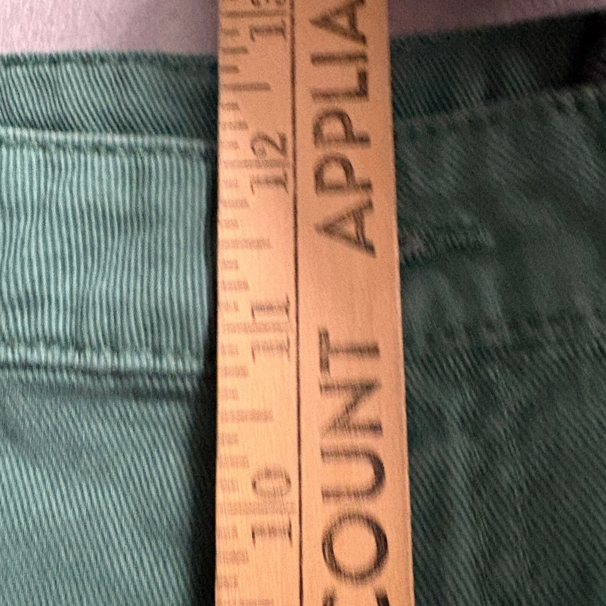 H&M Divided Womens Green Cotton Carpenter Utility Pants Size 10 Straight Leg