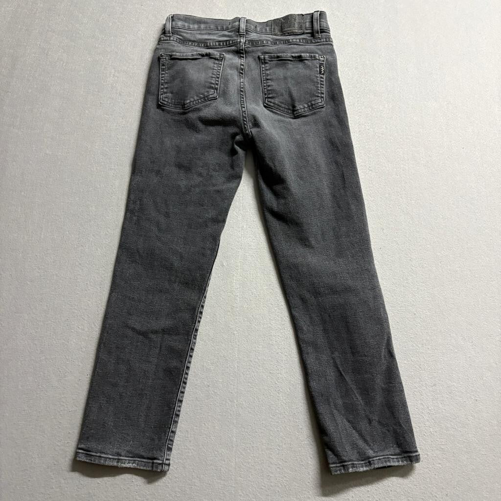 Modern American La Fayette Narrow Jeans Womens 26 Gray High Rise Slim Straight