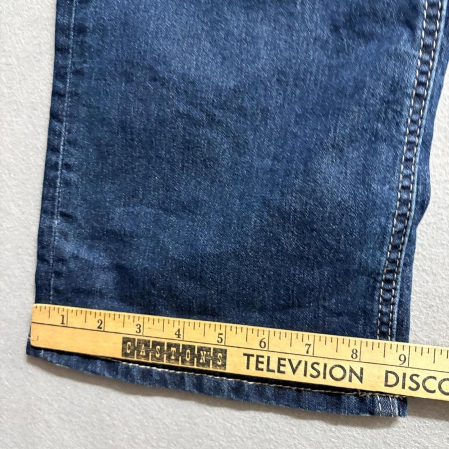 Reclaim Regular Bootleg Jeans Mens 29x30 Blue Denim Stretch Bootcut