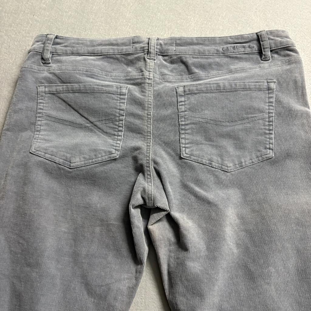 ONeill Mojave Corduroy Pants Womens Size 13 Gray Desert Rose Straight Leg NWT