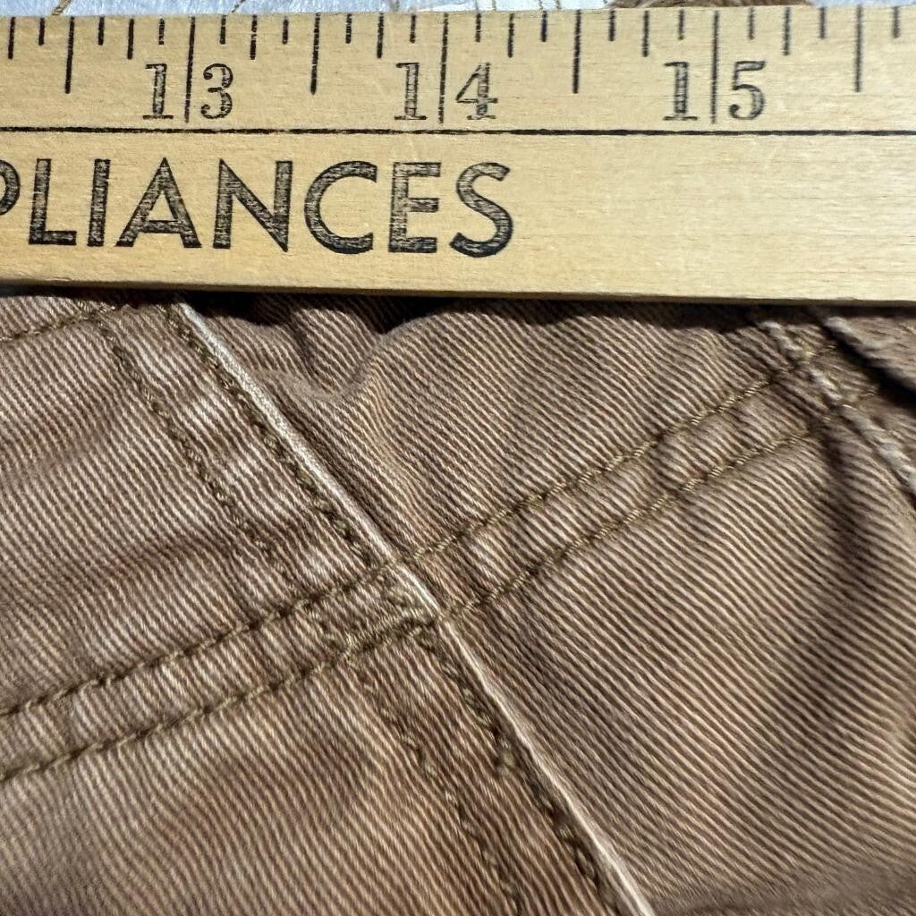 Abercrombie & Fitch Mens Cargo Pants 32x32 Brown Cotton Multi Pocket Vintage