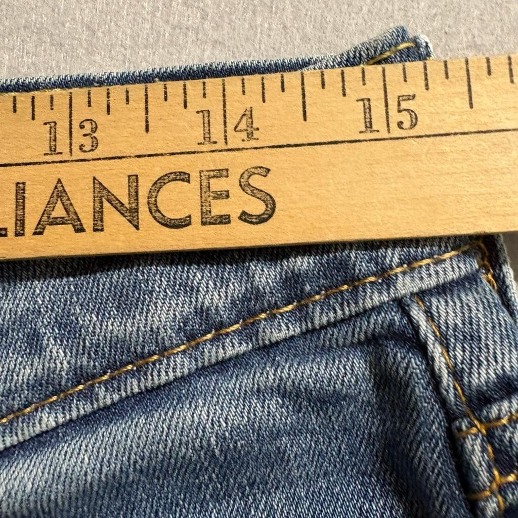Levis 511 Slim Jeans Mens 30x30 Blue Denim Distressed Faded Workwear