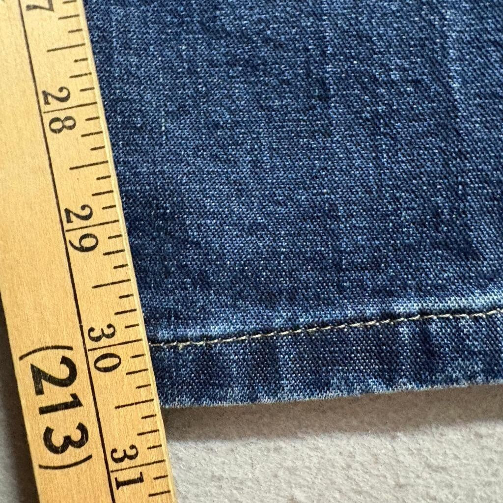 Wrangler Carpenter Jeans Mens 30x32 Blue Denim Utility Work Pants