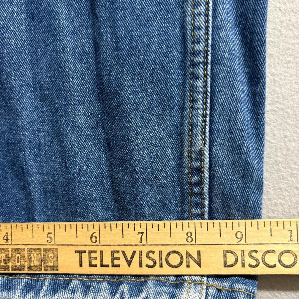 Shein Women Plus Size 3XL Cargo Jeans Blue Denim Wide Leg Utility Pockets