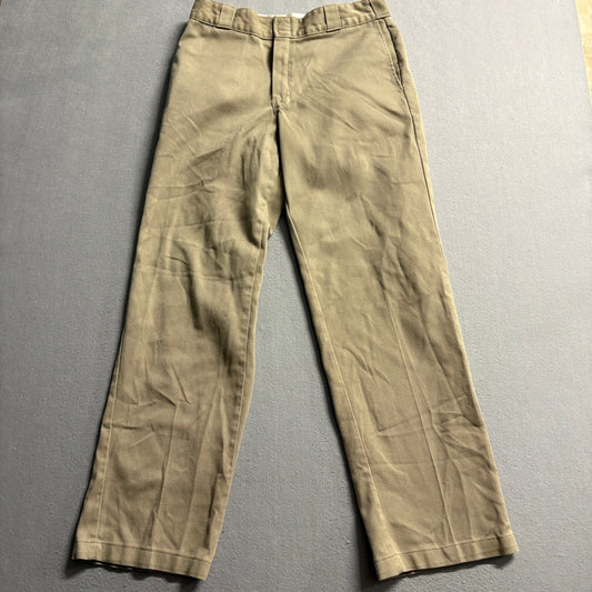 Dickies 874 Original Fit Work Pants Mens 32x32 Khaki Tan Chino Twill