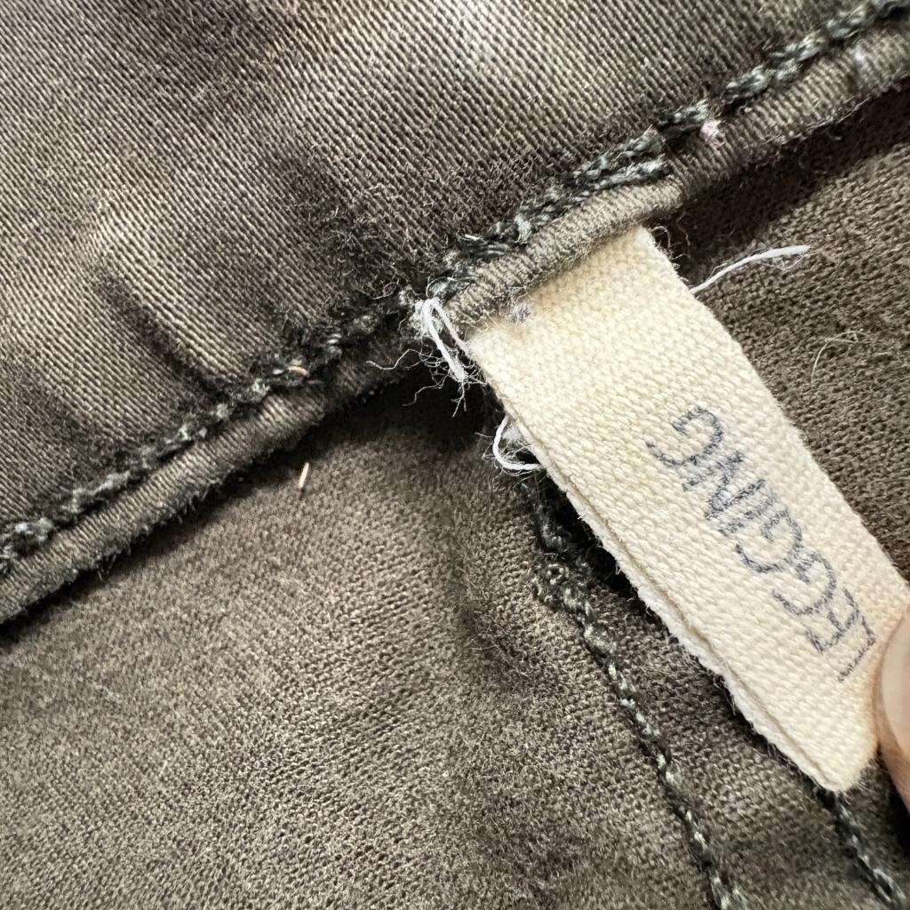Rag & Bone Jean Legging Army Sateen Olive Green Skinny Jeans Womens Size 28