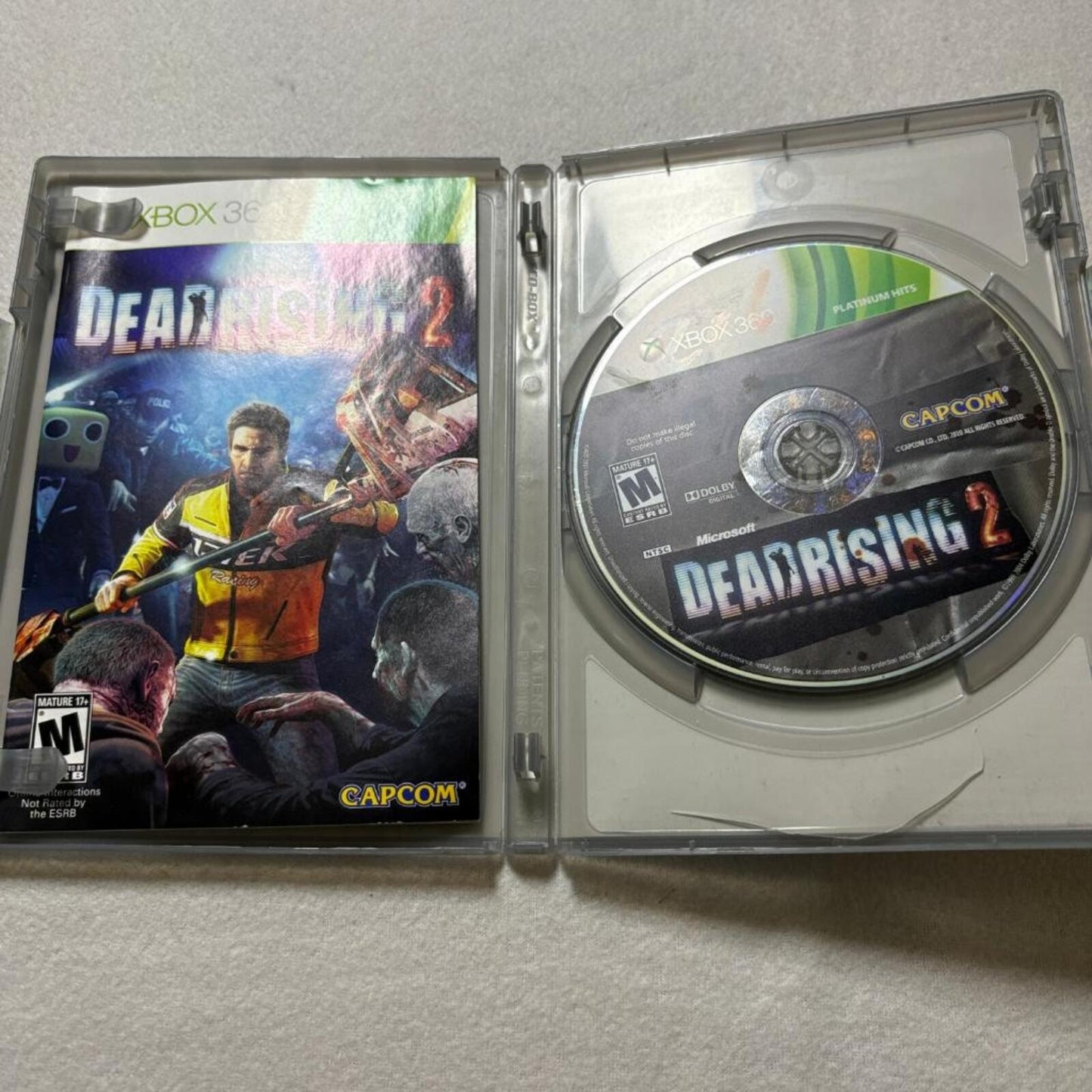 Dead Rising 2 Xbox 360 Platinum Hits CIB Complete with Manual Capcom