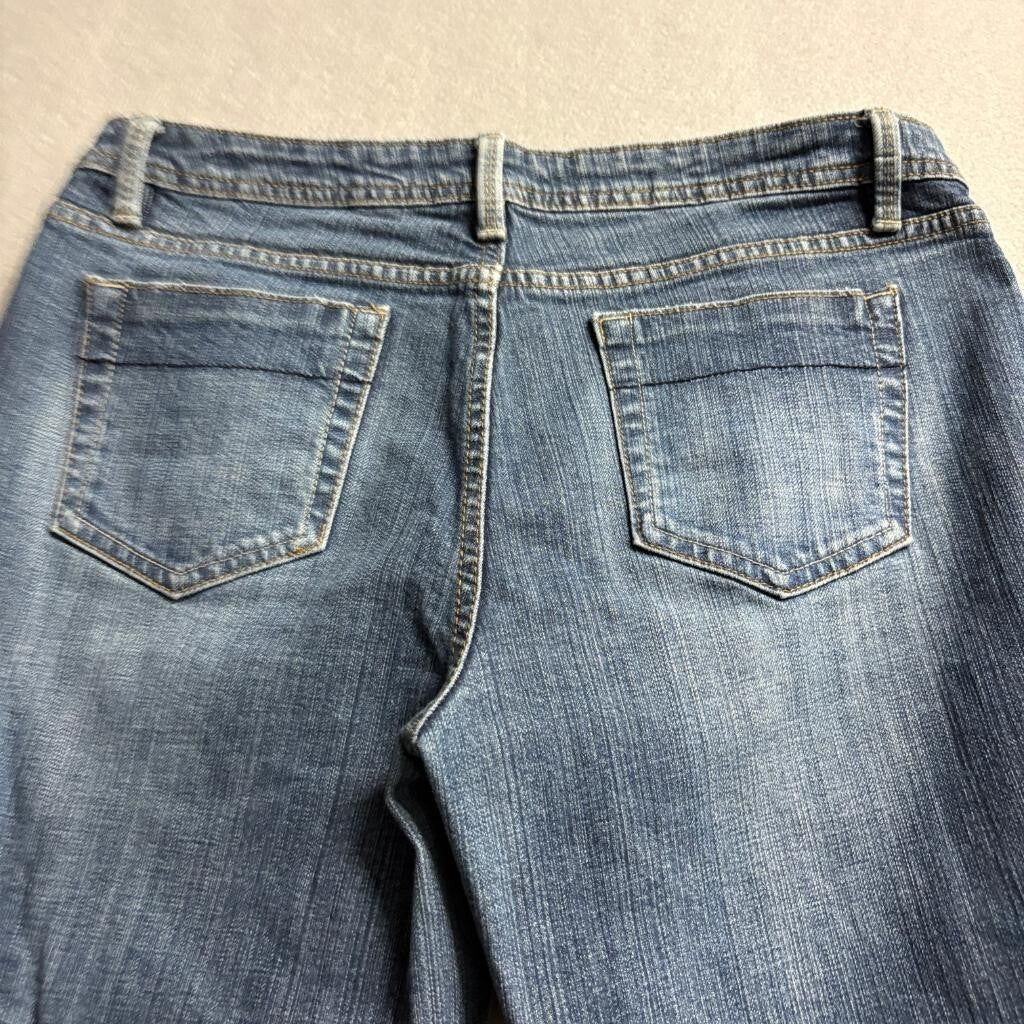 Bitten Sarah Jessica Parker Jeans Womens 12R Blue Denim Straight Leg Stretch