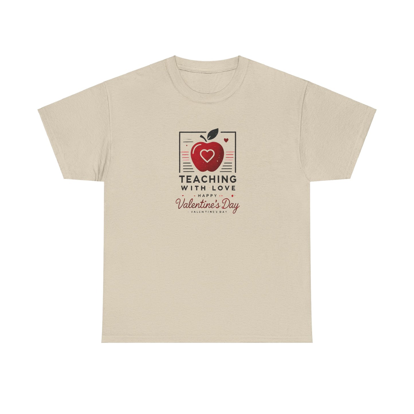 T-Shirt Teacher with Love Valentines Day Gift For Her