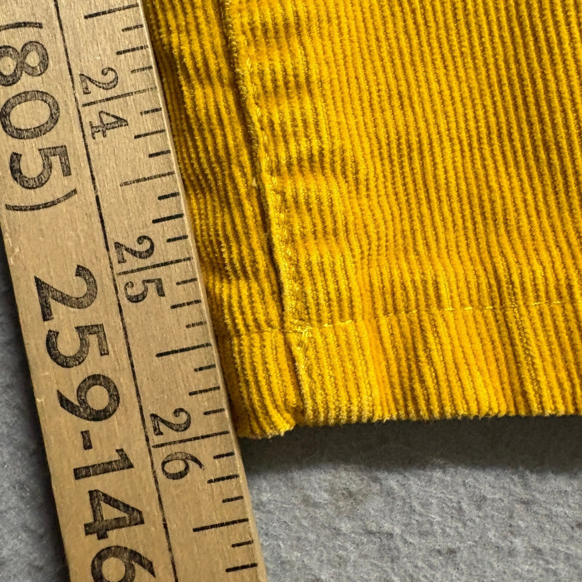 Gap 1969 Real Straight Corduroy Pants Womens 28/6 Yellow Gilded Gold Stretch