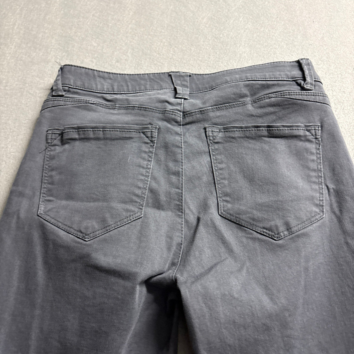Wit & Wisdom Ab-solution Skinny Pants Womens Size 2 Gray Stretch Ankle Vent