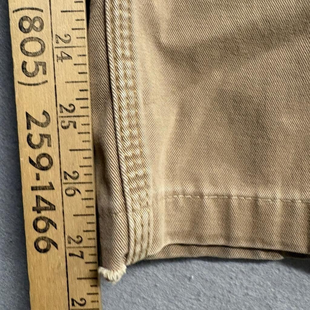 Carhartt Relaxed Fit Twill Work Pants Mens 33x30 Tan Khaki 5-Pocket BN0095-M