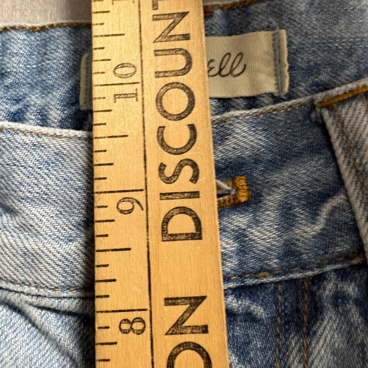 Madewell The Perfect Vintage Jean Womens Size 23 Light Wash Denim High Rise