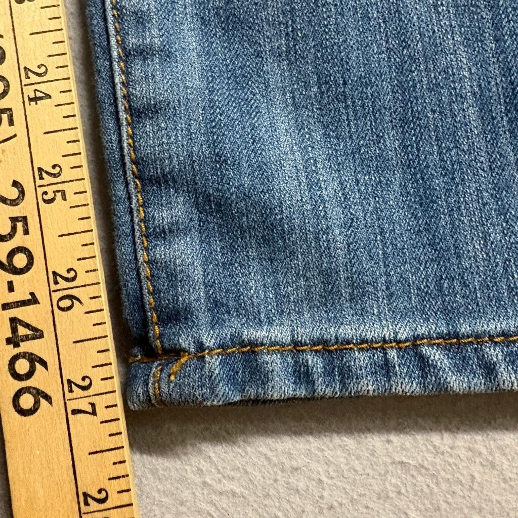 Levi's 501 Women's Blue Denim Jeans W28 L32 Straight Leg 100% Cotton Made in USA
