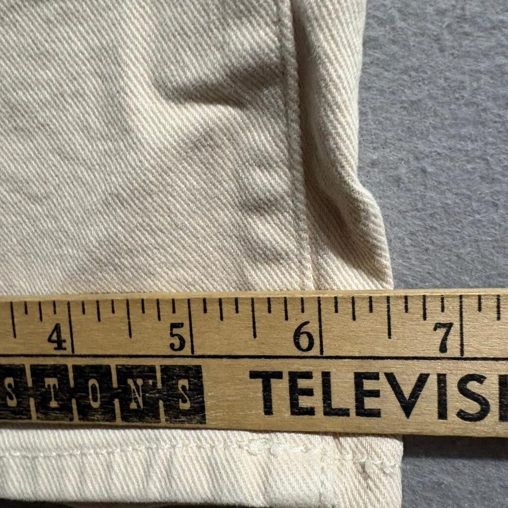 PacSun Curve Straight Jeans Womens 25 Beige Tan Denim High Rise Pants