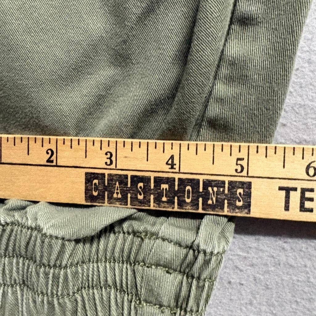 Fivestar General Cargo Jogger Pants Womens 0/24 Olive Green Cotton Utility