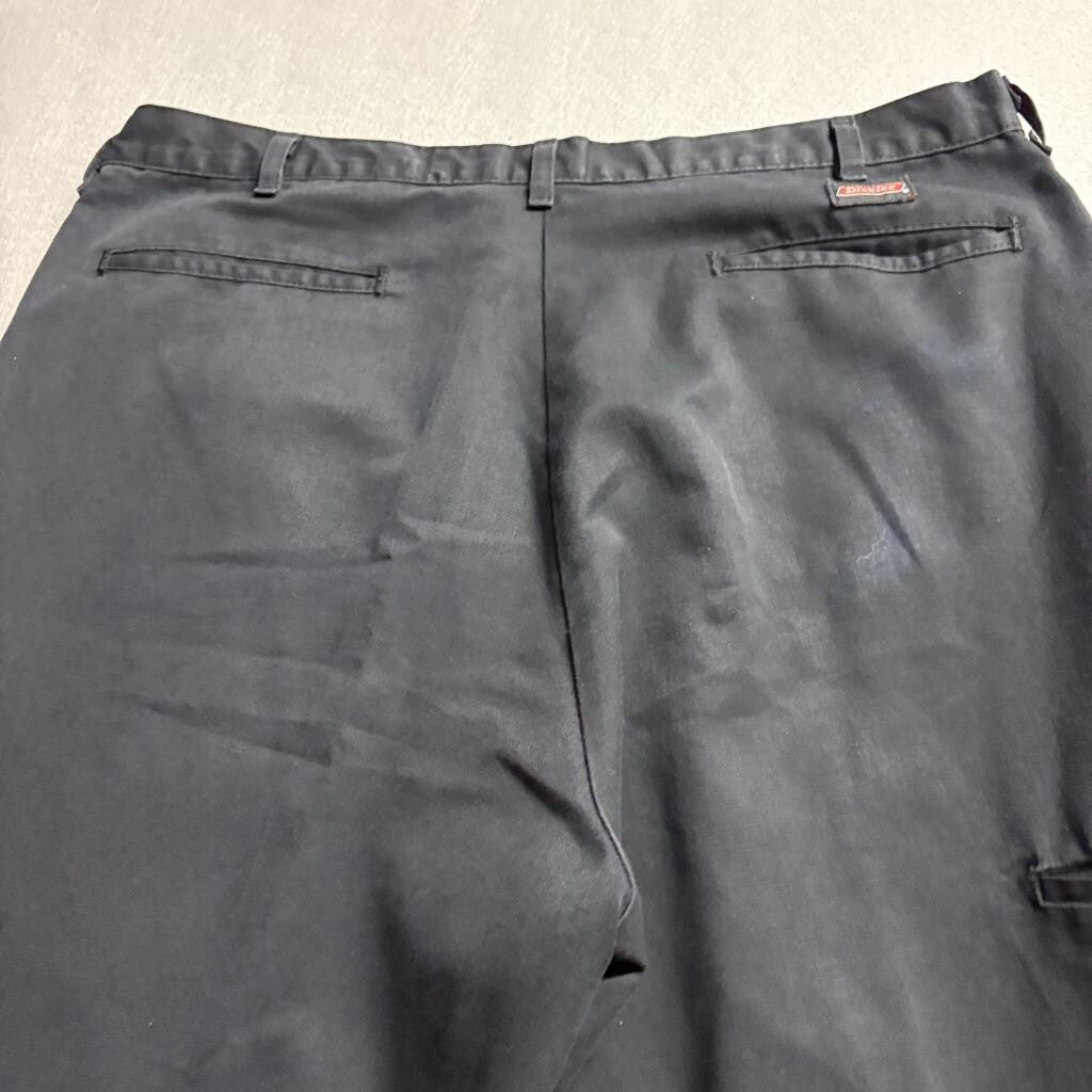 Dickies Double Knee Work Pants Mens 38x30 Black Loose Fit Carpenter Utility