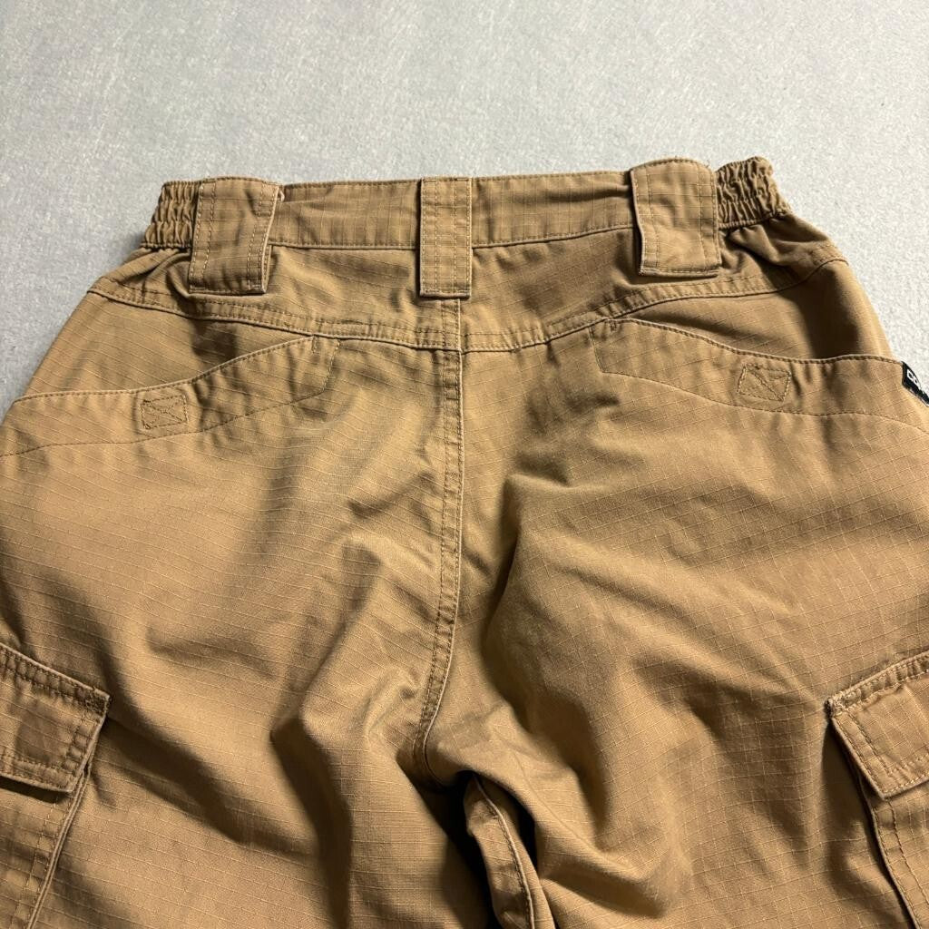 CQR Mens Tactical Cargo Pants Coyote Brown Ripstop Work Combat Pants Size 28x27