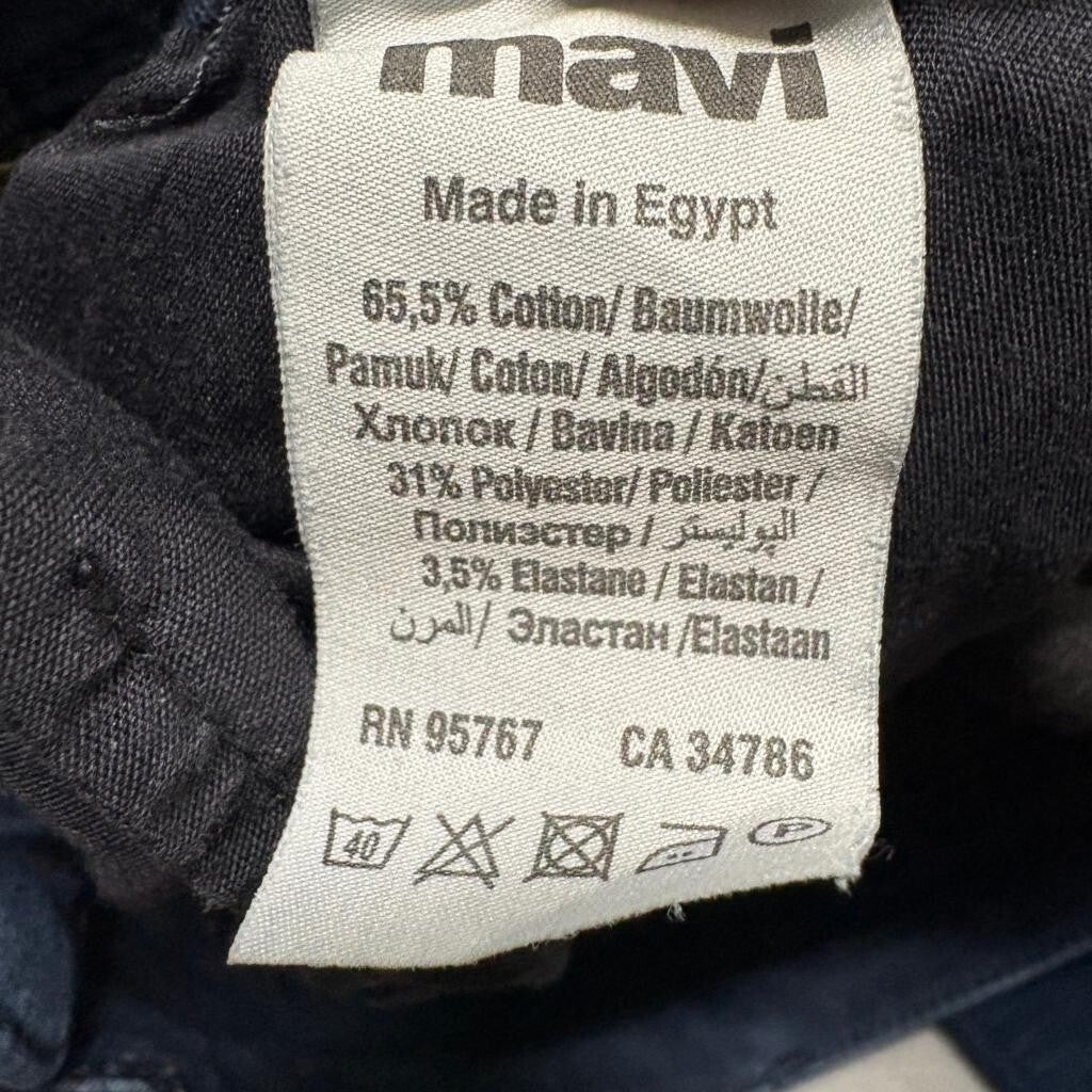 Mavi Alexa Mid Rise Skinny Jeans Womens 29/30 Dark Wash Blue Stretch Denim