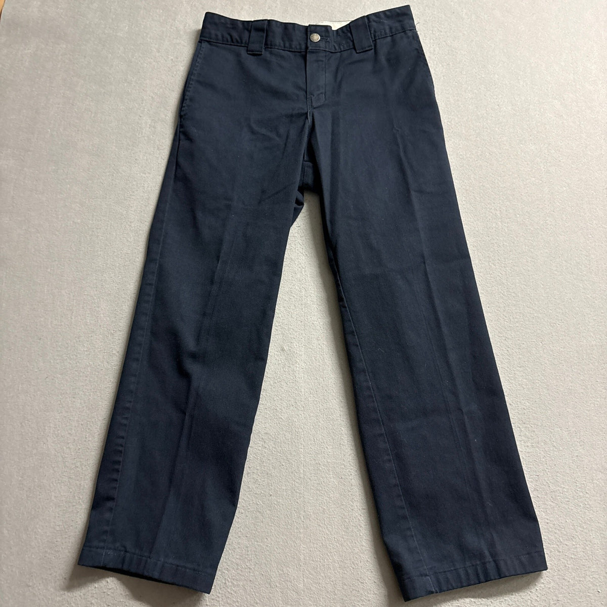 Dickies 874 Work Pants Mens 30x30 Dark Navy Blue Flat Front Chino Twill LP847NV