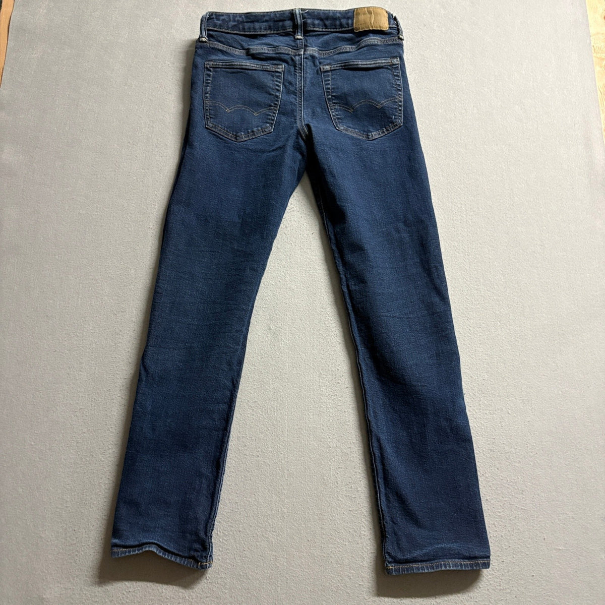 American Eagle Airflex+ Slim Straight Jeans Mens 31x32 Dark Wash Stretch Denim - Photo 13