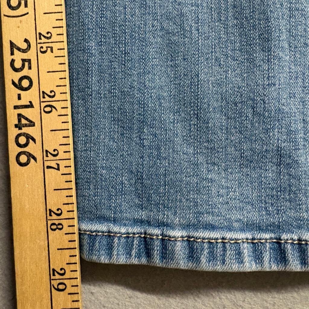 Torrid Slim Bootcut Jeans Womens 16S Blue Denim Stretch Plus Size 16 Short
