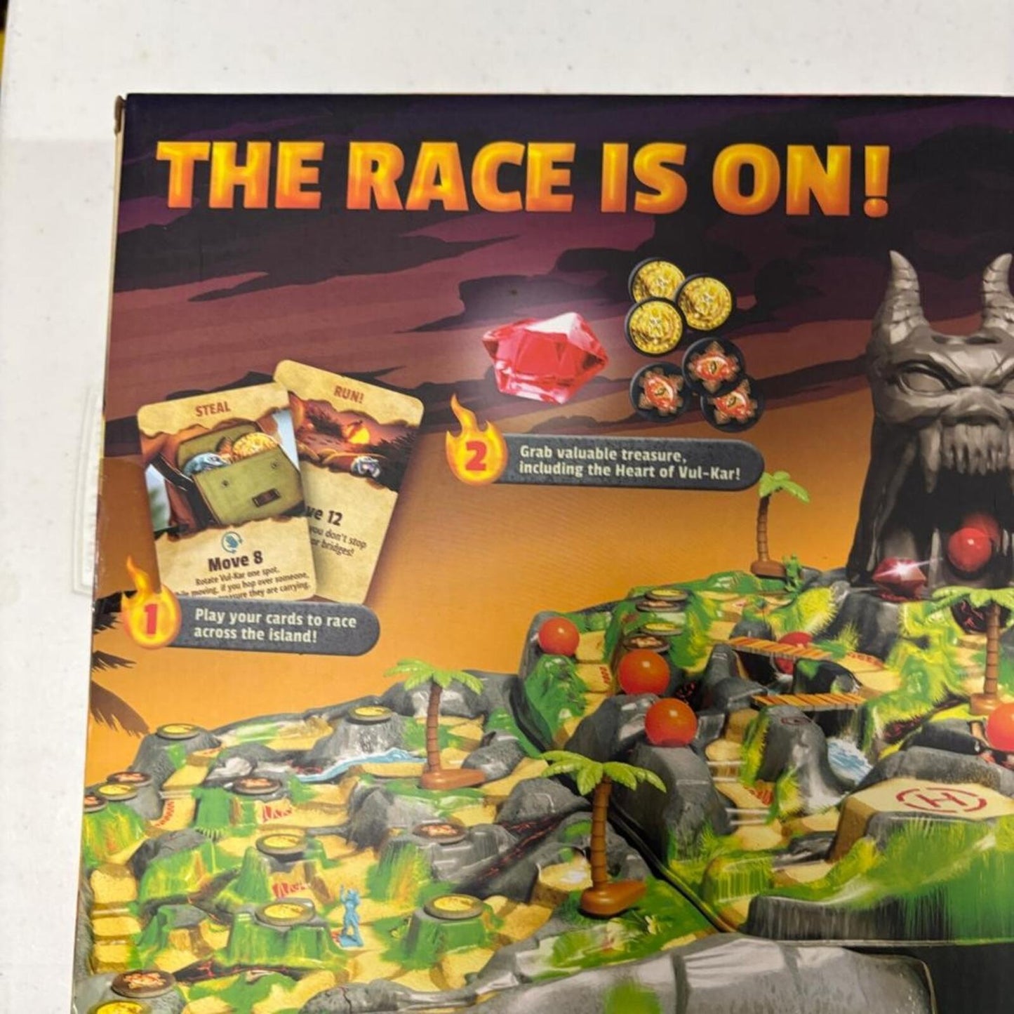 Fireball Island Race to Adventure Board Game Goliath Restoration Games Complete