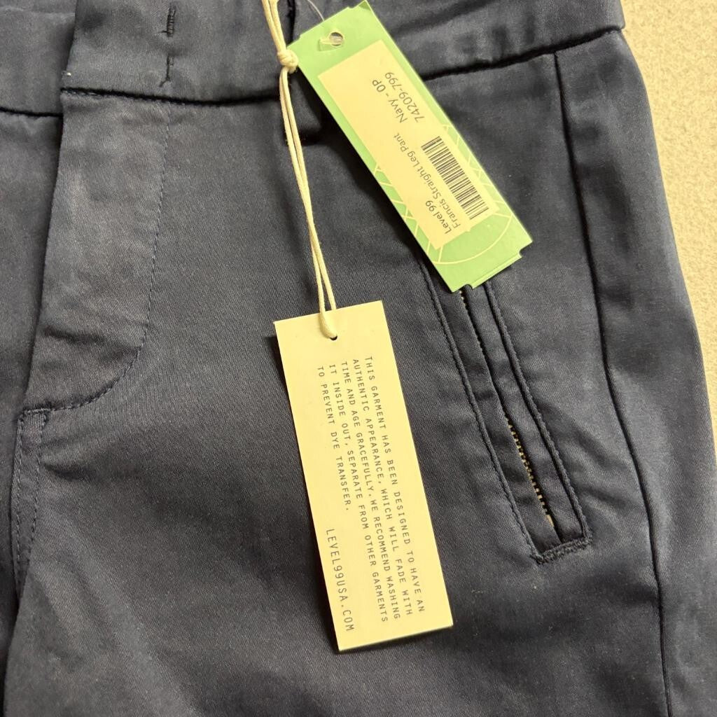 Level 99 Francis Straight Leg Pants Womens 25P Navy Blue Stretch Stitch Fix