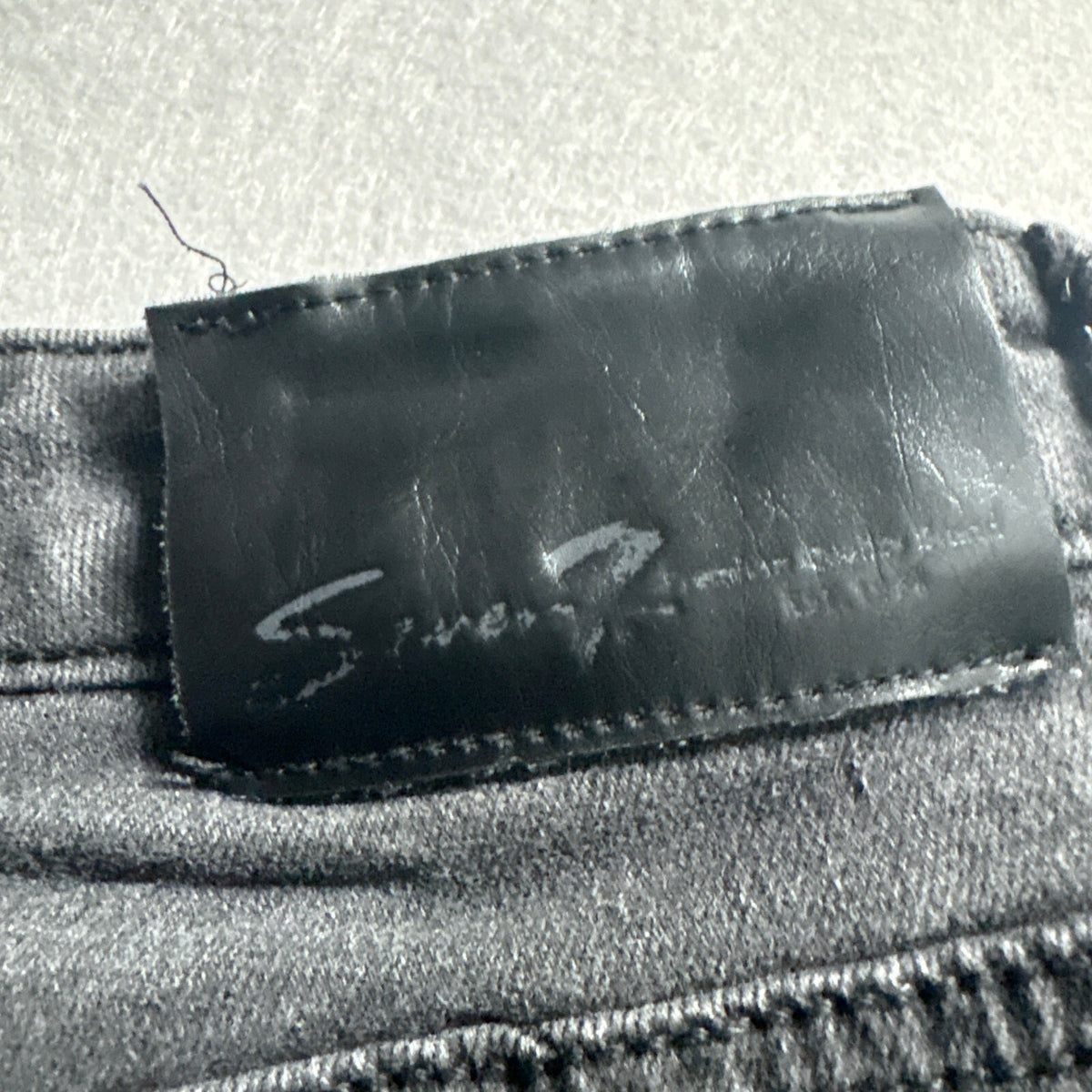 Seven7 Jeans Womens Size 8 Skinny Dark Gray Washed Denim Pants Stretch