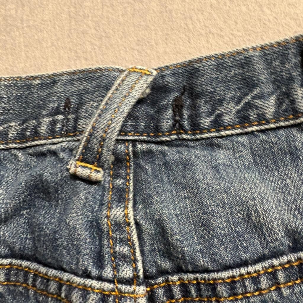 Free World Drifter Jeans Mens 33 Blue Denim Straight Leg 100% Cotton