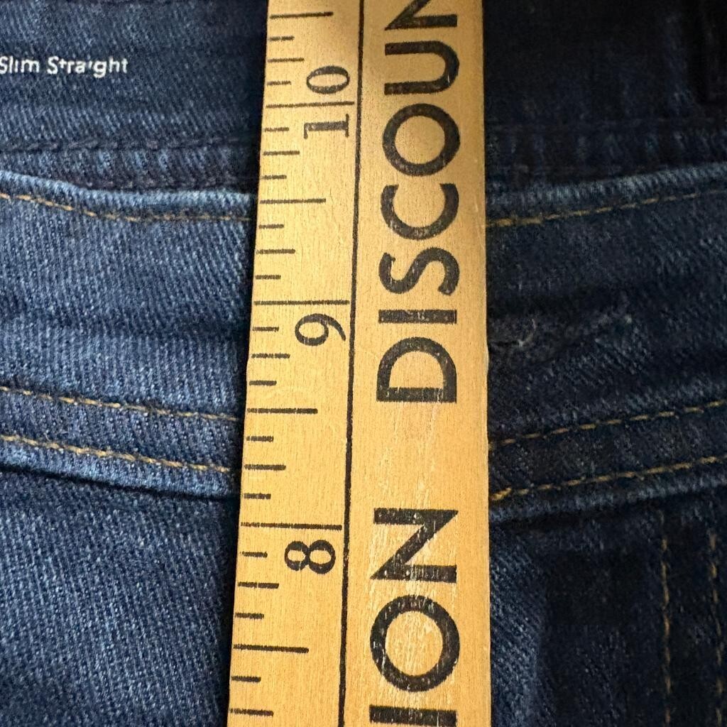 AG Adriano Goldschmied Everett Slim Straight Jeans Mens 30x32 Dark Wash Blue