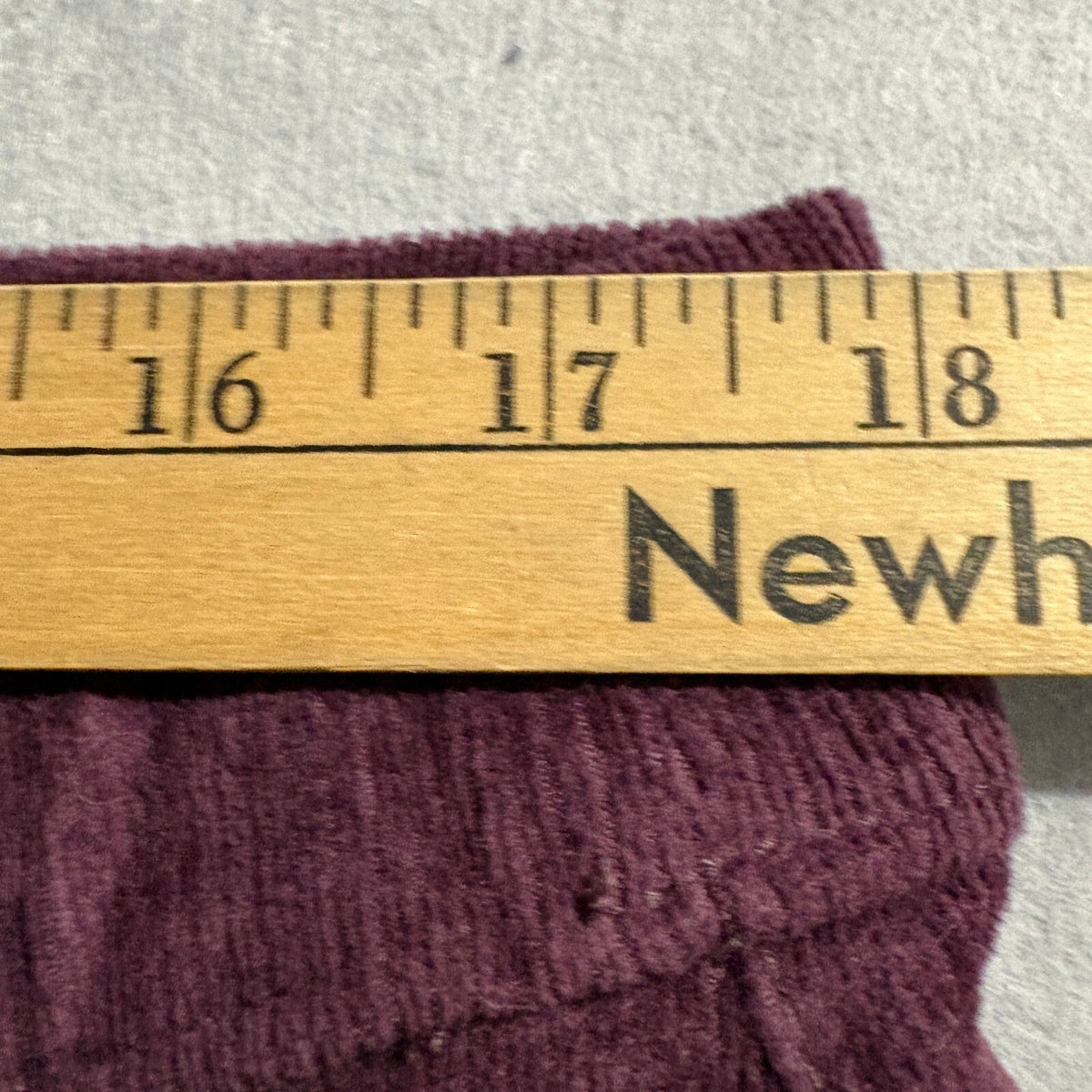 Gloria Vanderbilt Corduroy Pants Womens XL Purple Stretch Elastic Waist Leggings
