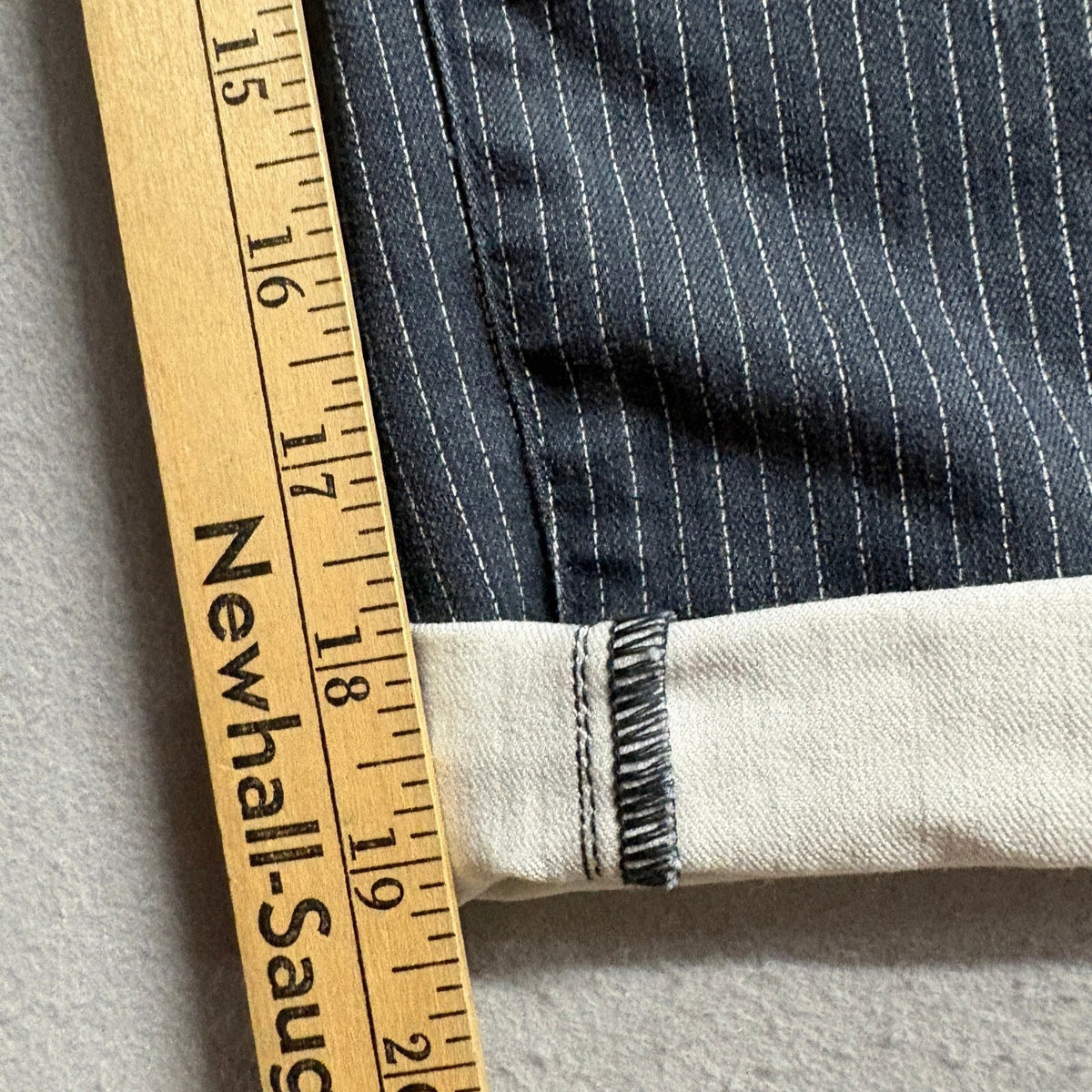 Torrid Denim Jegging Crop Pants Womens Plus Size 20 Pinstripe Blue Stretch New