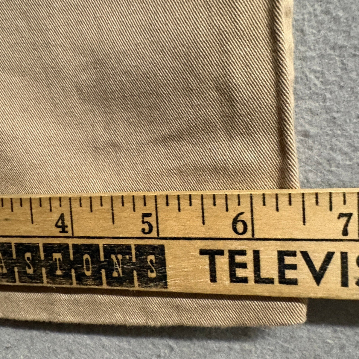HM Mens Skinny Fit Cargo Pants Medium Tan Beige Drawstring Elastic Waist Stretch