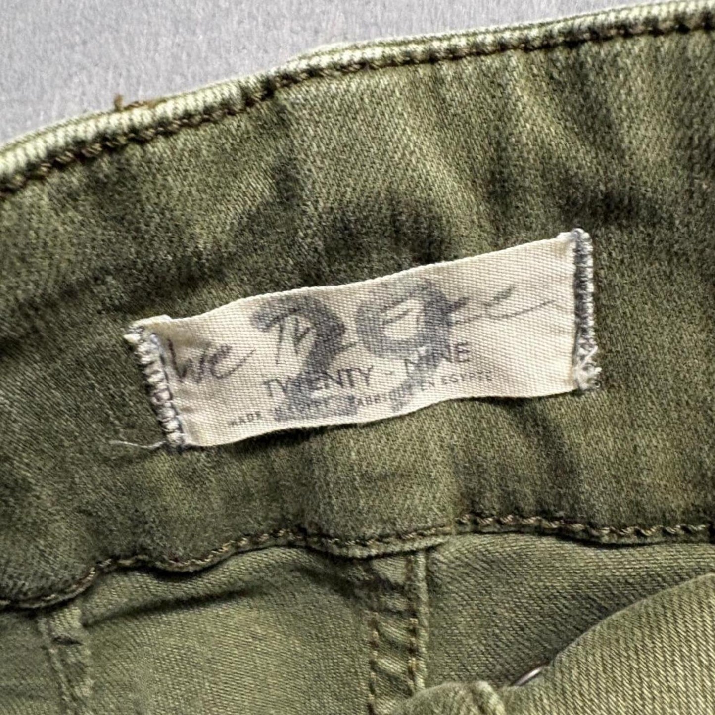 We The Free People Just Float On Flare Jeans Womens 29 Olive Green High Rise