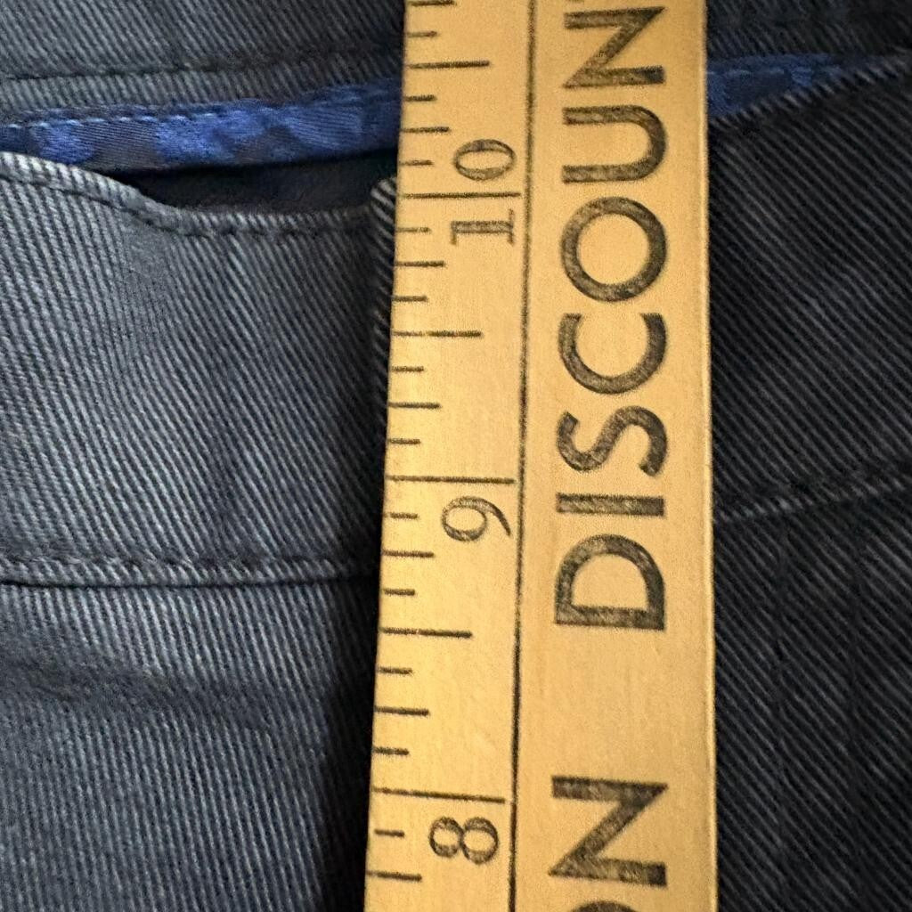 English Laundry Mens 5 Pocket Pants 34x32 Gray Cotton Blend Stretch Straight Leg