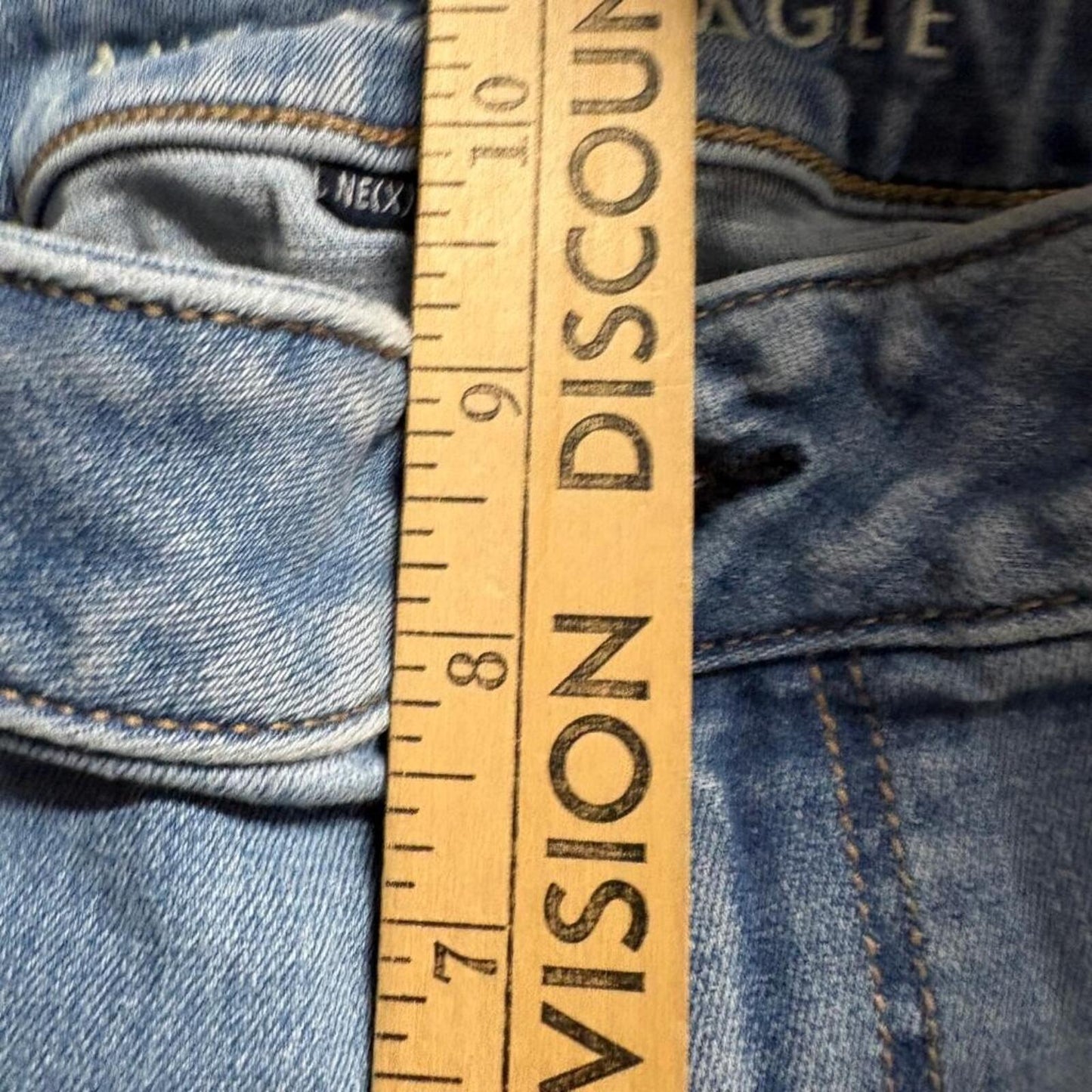 American Eagle Ne(x)t Level Stretch Jegging Jeans Womens 16 Regular Blue Denim