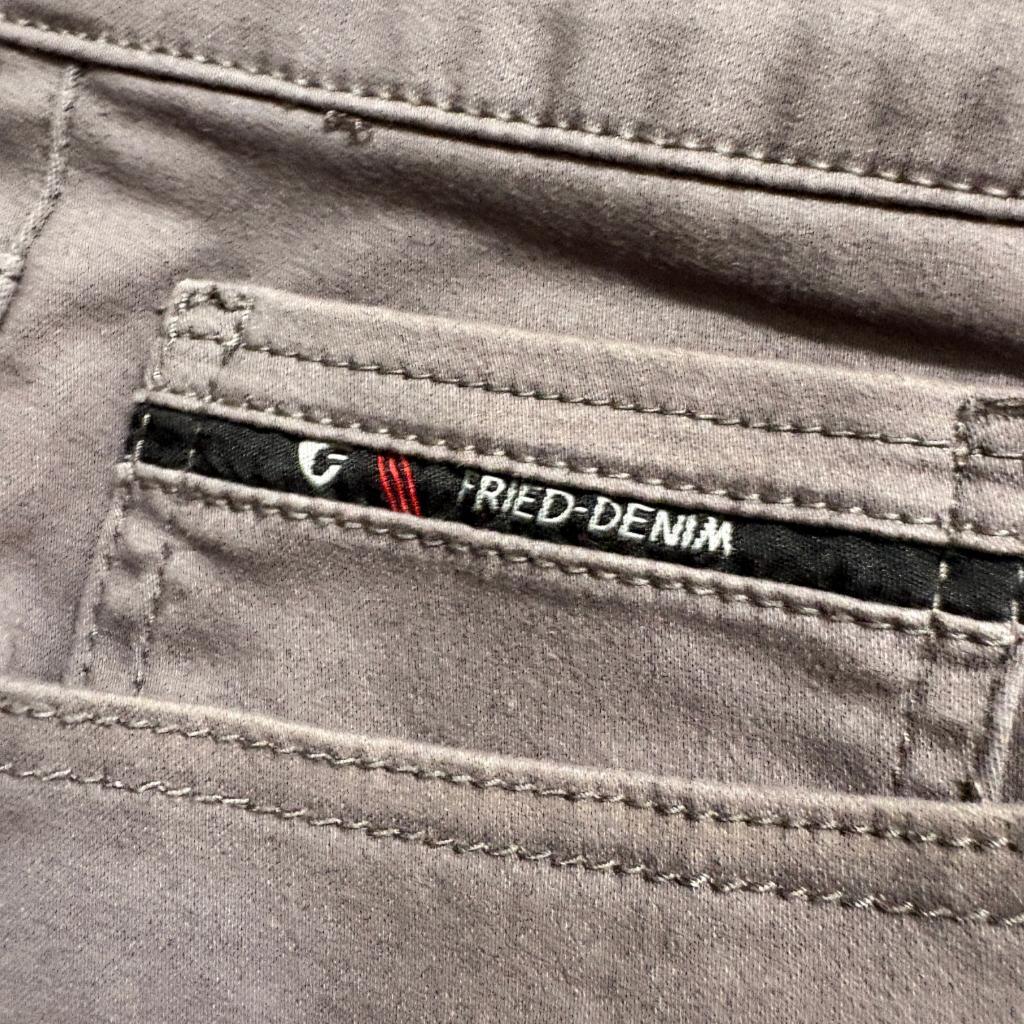 Fried Denim Mens Jeans 42x30 Gray Stretch Slim Straight Casual Pants