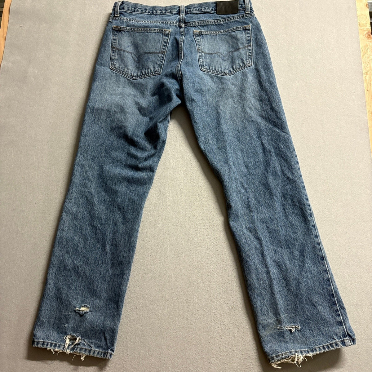 Harley-Davidson Genuine MotorClothes Jeans Mens 36x32 Blue Denim Boot Cut