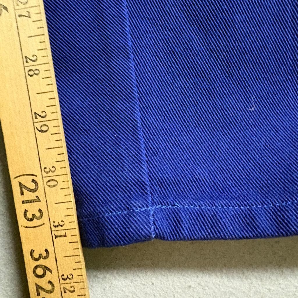 Vintage Boss Jeans Mens 38M Royal Blue Denim Pants Made in USA Workwear