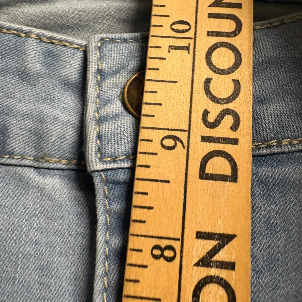Lucky and Blessed L&B Serape Flare Jeans Womens 14 Light Wash Denim Bell Bottoms