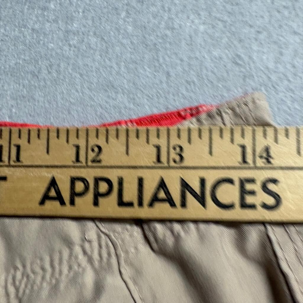 Catalina Mens Small Pueblo Khaki 3/4 Cargo Capri Board Shorts Drawstring