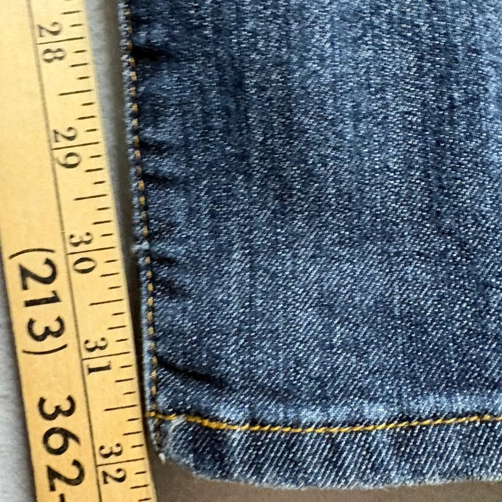 Botin Jeans Company Womens Size 9 Blue Denim Skinny Jeans Sequin Pockets Stretch