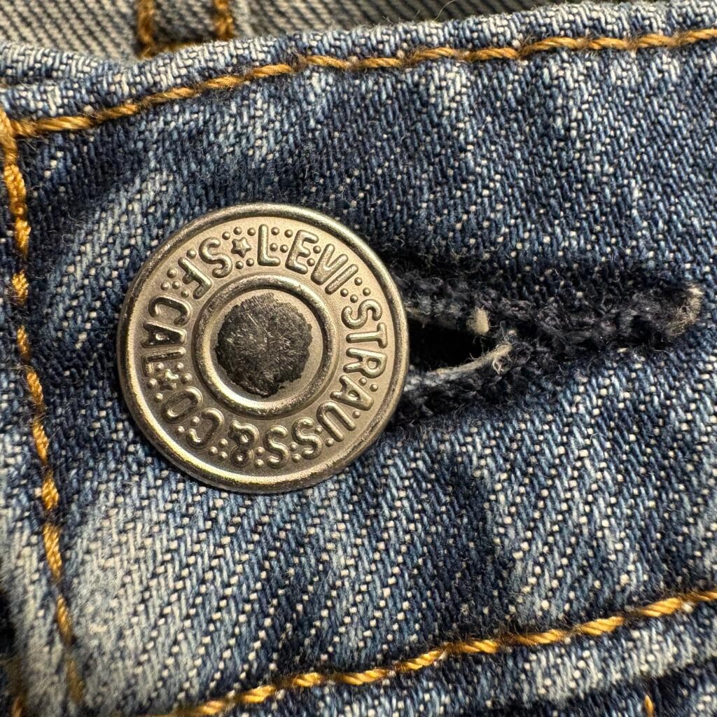 Levi's 505 Regular Fit Straight Leg Jeans Mens 36x34 Blue Denim (Tag 38x30)