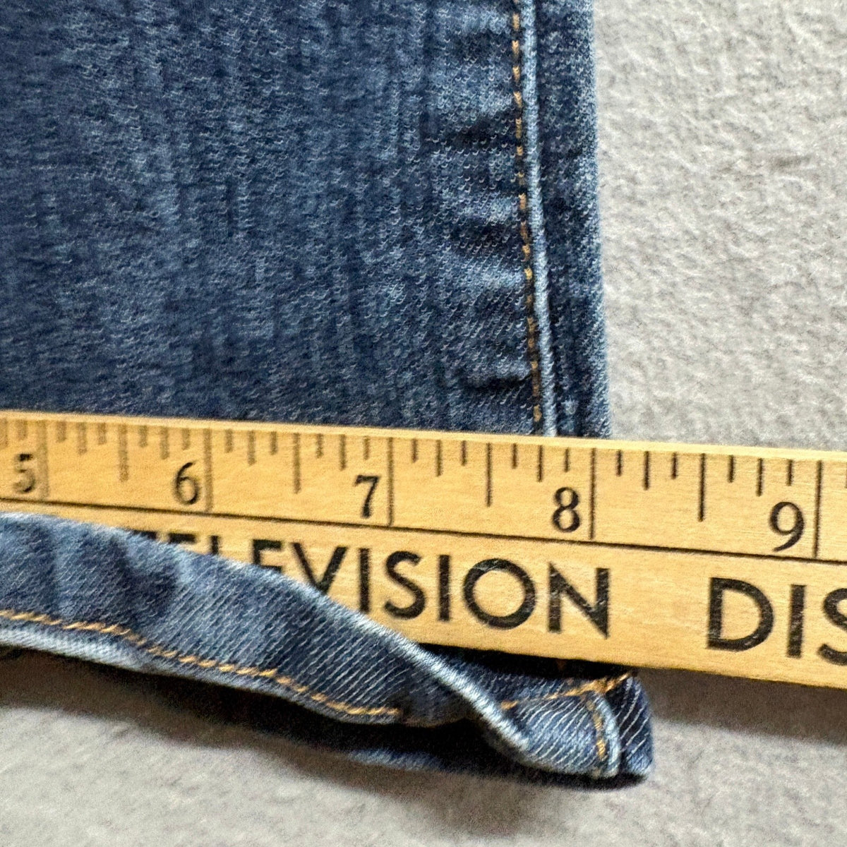 Daisy Fuentes Bootcut Jeans Womens Size 2 Blue Denim Stretch Rinse Blast