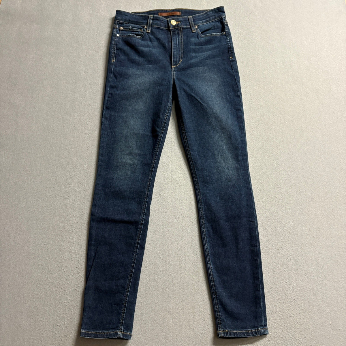Joe's Jeans The Charlie High Rise Skinny Flawless Womens Size 27 Dark Wash Blue