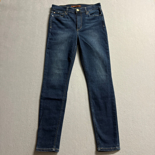 Joe's Jeans The Charlie High Rise Skinny Flawless Womens Size 27 Dark Wash Blue
