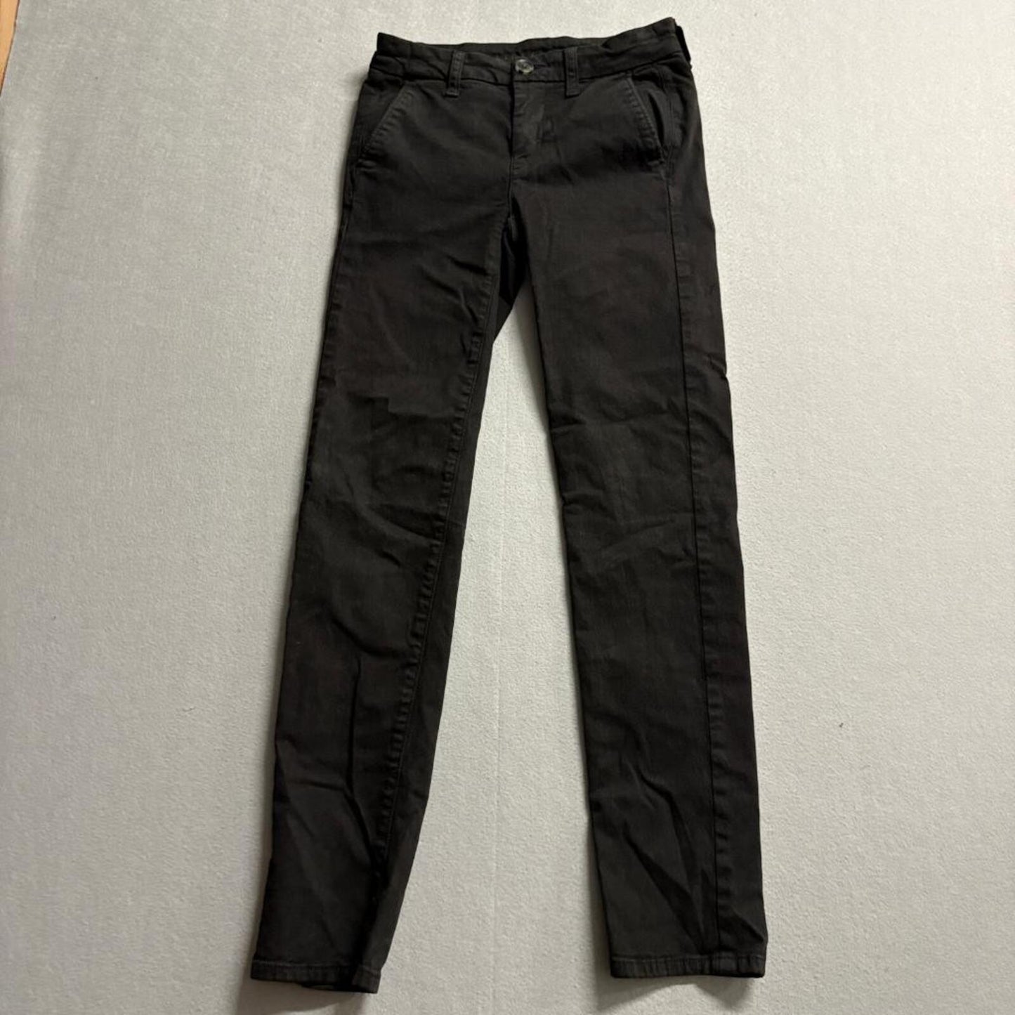 American Eagle Outfitters Pants Mens 0 Regular Black Stretch Chino Casual