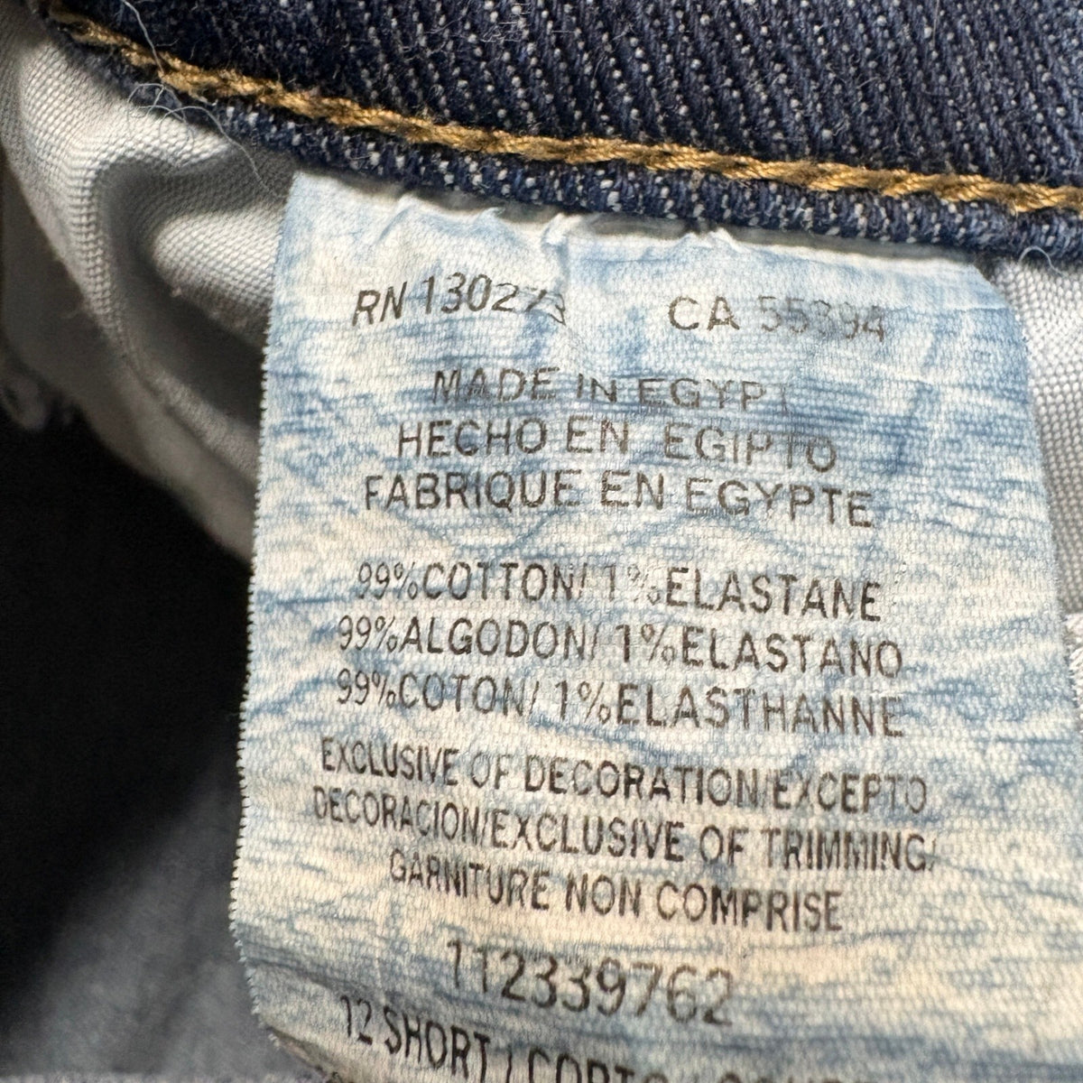 Lee Flare Leg Jeans Womens 12 Short Blue Denim Stretch Mid Rise High Rise
